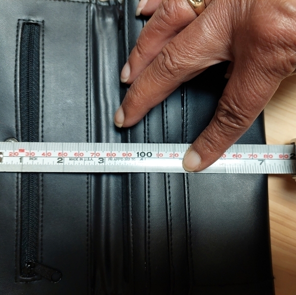 Vintage* Jordache Black Wallet Clutch - Picture 15 of 16